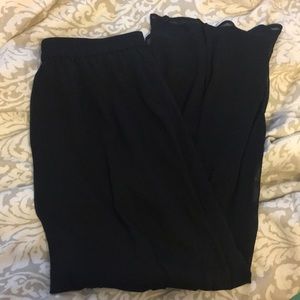 Old Navy Black Chiffon Maxi Skirt
